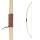 sman Oldmans Wood - Longbow - 58 inches | Color: bright | 25 lbs