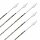 Complete Arrow | GOLD TIP Ted Nugent - Carbon | Spine: 500 | Color: White Zebra Stripe