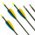 Complete Arrow | ECO - Fiberglass Arrow with Feathers - 24-32 inches