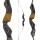 JACKALOPE - Obsidian - 64 inches - Refined Recurve Bow Take Down - 25-50 lbs