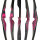 JACKALOPE - Diamond - 60 inches - One Piece Recurve Bow - 35 lbs | Right Hand | Colour: Pink / Black