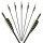 Complete Arrow | TROPOSPHERE - Fibreglass Arrow with Natural Fetching - 24-32 inches - Nature