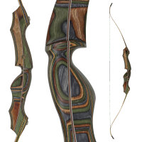 JACKALOPE - Tourmaline - 64 inches - Classic Recurve Bow Take Down - 50 lbs | Right Hand