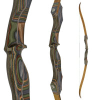 JACKALOPE - Tourmaline - 64 inches - Classic Recurve Bow Take Down - 50 lbs | Right Hand