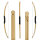 HOLZKÖNIG Longbow including 3 Arrows