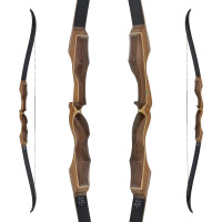 JACKALOPE - Amber - 62 inches - Classic Recurve Bow Take Down - 35 lbs | Right Hand