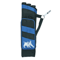 elTORO Sport³ - Side Quiver with Belt Clip - Left Hand | Colour: Black/Blue