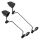 elTORO Pure Black - Traditional Bow-Mounted Quiver