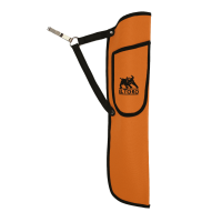 elTORO Base² - Side Quiver with external Pocket on Top - Right Hand | Colour: Orange