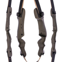 [SPECIAL] DRAKE Dark Chocolate - Take Down - 66 inches - 18-38 lbs - Recurve Bow | Left Hand