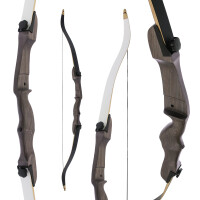 [SPECIAL] DRAKE Dark Chocolate - Take Down - 66 inches - 18-38 lbs - Recurve Bow | Left Hand