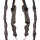 [SPECIAL] DRAKE Dark Chocolate - Take Down - 66 inches - 18-38 lbs - Recurve Bow | Left Hand
