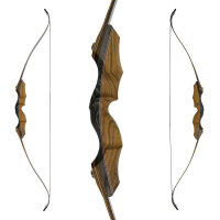 JACKALOPE - Obsidian Hunter - 60 inch - 20-50 lbs - Take Down Recurve Bow