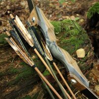 JACKALOPE - Obsidian Hunter - 60 inch - 20-50 lbs - Take Down Recurve Bow