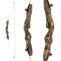 BEARPAW Penthalon Twin Hero - 62-70 inches - 12-42 lbs - Recurve Bow