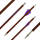 BSW Wood - Carbon bolt in wood look - 7.5 inches - hand made - for Cobra System Adder, R9, R10