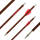 BSW Wood - Carbon bolt in wood look - 7.5 inches - hand made - for Cobra System Adder, R9, R10