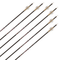Complete arrow | SKYLON Quantic - 3K Carbon - factory fletched - Pack of 6