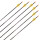 Complete arrow | SKYLON Quantic - 3K Carbon - factory fletched - Pack of 6