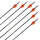 Complete arrow | SKYLON Edge - Carbon - factory fletched - Pack of 12 | Spine 500