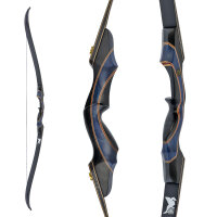 DRAKE ARCHERY ELITE Blue Royal - 60 inch - 20-60 lbs - Take Down Recurve bow