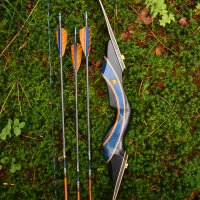 DRAKE ARCHERY ELITE Blue Royal - 60 inches - 35 lbs - Take Down Recurve bow