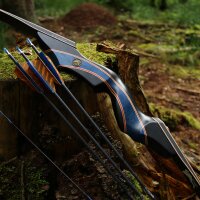 DRAKE ARCHERY ELITE Blue Royal - 60 inches - 35 lbs - Take Down Recurve bow