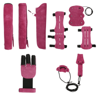 [SPECIAL] elTORO Wild Colorz - Set - Shooting Glove, Armguard, Quiver & Bow stringer