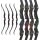 SPIDERBOWS - Raven - 62-68 inches - 20-50lbs - Take Down Recurve bow