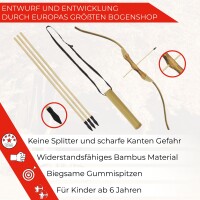 FLITZEBOGEN Bamboo Set - 40 inch - childrens bow