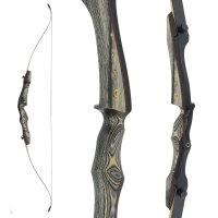 DRAKE Sepia - 62-70 Inch - 16-42 lbs - Take Down Recurve Bow