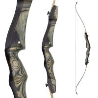 DRAKE Sepia - 68 inch - 18-38 lbs - Take Down Recurve bow | Left hand