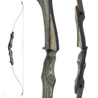 DRAKE Sepia - 68 inch - 18-38 lbs - Take Down Recurve bow | Left hand