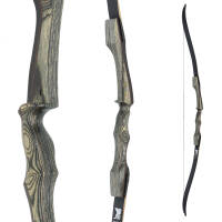 DRAKE Sepia - 68 inch - 18-38 lbs - Take Down Recurve bow | Left hand