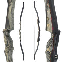 DRAKE Sepia - 68 inch - 18-38 lbs - Take Down Recurve bow | Left hand