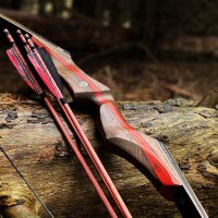 SPIDERBOWS - Hawk - Classic - 60-64 inch - 25-50 lbs - Take Down Recurve bow