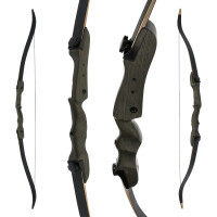 [SPECIAL] DRAKE Dark Chocolate - 62 inches - 34 lbs - Take Down Recurve bow | Right hand