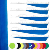 Pack of 20 | SPHERE Solid - Feather - Single-Color - various Lengths & Shapes