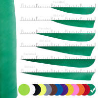 Pack of 20 | SPHERE Solid - Feather - Single-Color - various Lengths & Shapes