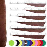 Pack of 20 | SPHERE Solid - Feather - Single-Color - various Lengths & Shapes
