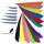 Pack of 20 | SPHERE Solid - Feather - Single-Color - various Lengths & Shapes