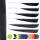 Pack of 20 | SPHERE Solid - Feather - Single-Color - various Lengths & Shapes