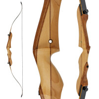 DRAKE Alabaster Junior - 58 inches - 16 lbs - Take Down Recurve bow | Left hand