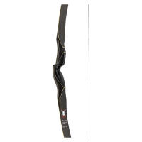 JACKALOPE - Obsidian Refined Tournament - 62 inch - One piece recurve bow - 25-45 lbs