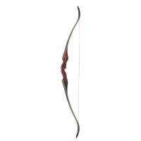 JACKALOPE - Red Beryl - Classic Tournament - 64 inch - One piece recurve bow - 25-45 lbs