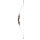 JACKALOPE - Red Beryl - Classic Tournament - 64 inch - One piece recurve bow - 25-45 lbs