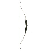 JACKALOPE - Malachite Classic Tournament - 64 inch - One piece recurve bow - 25-45 lbs