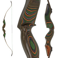 JACKALOPE - Tourmaline - Classic Tournament - 62 inches - 40 lbs - Take Down Recurve bow | Right hand