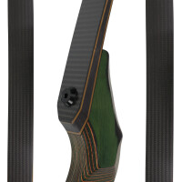 JACKALOPE - Tourmaline - Classic Tournament - 62 inches - 40 lbs - Take Down Recurve bow | Right hand