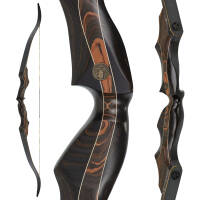 JACKALOPE - Tigerseye - Refined - 66 inches - 30 lbs - Take Down Recurve bow | Right hand